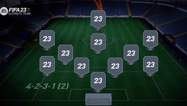 tactique 4-2-3-1 fifa 23