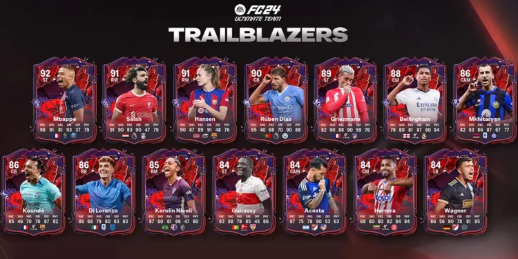 L'équipe 1 de l'EA FC 24 Trailblazers dévoilée